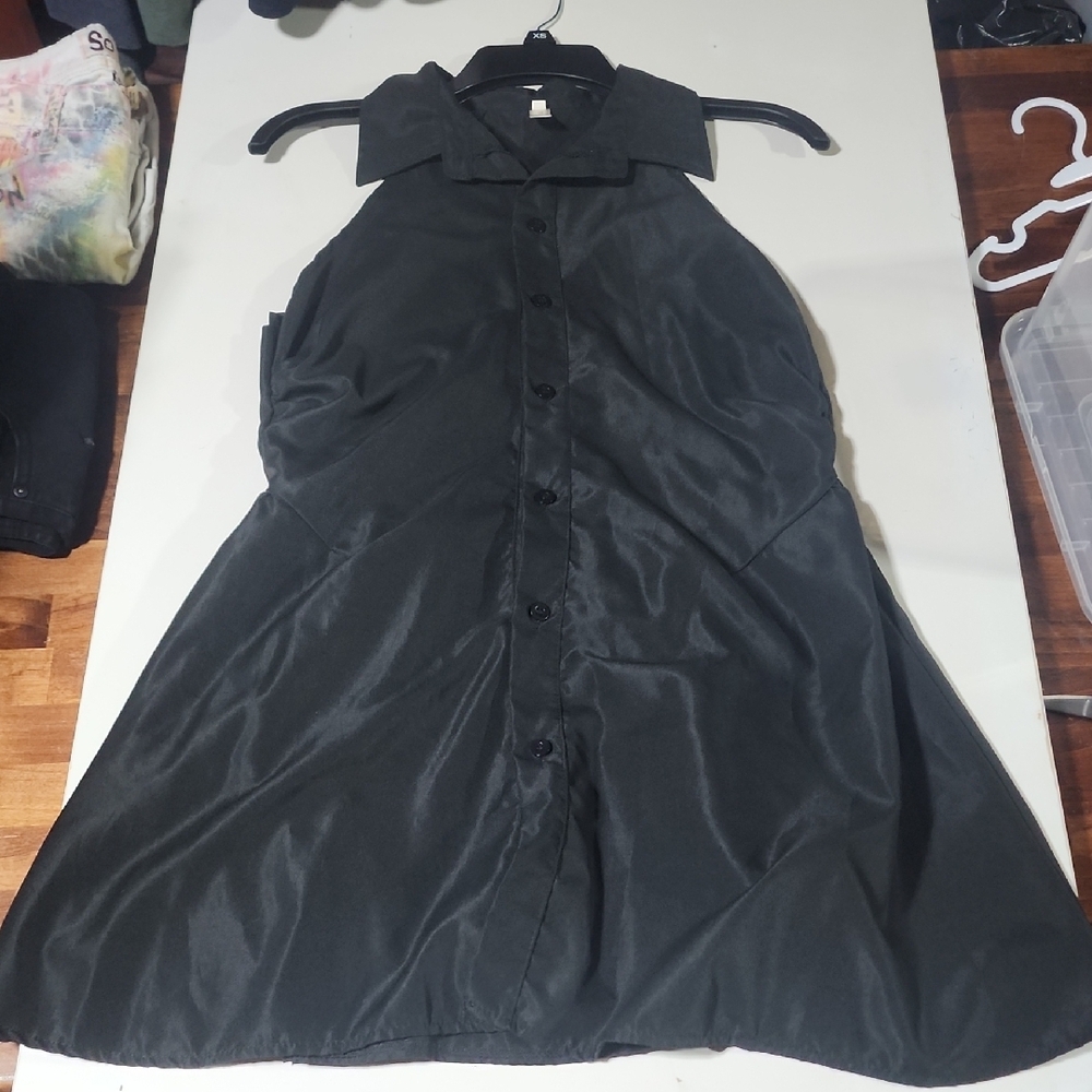 Elegant Black Sleeveless Dress